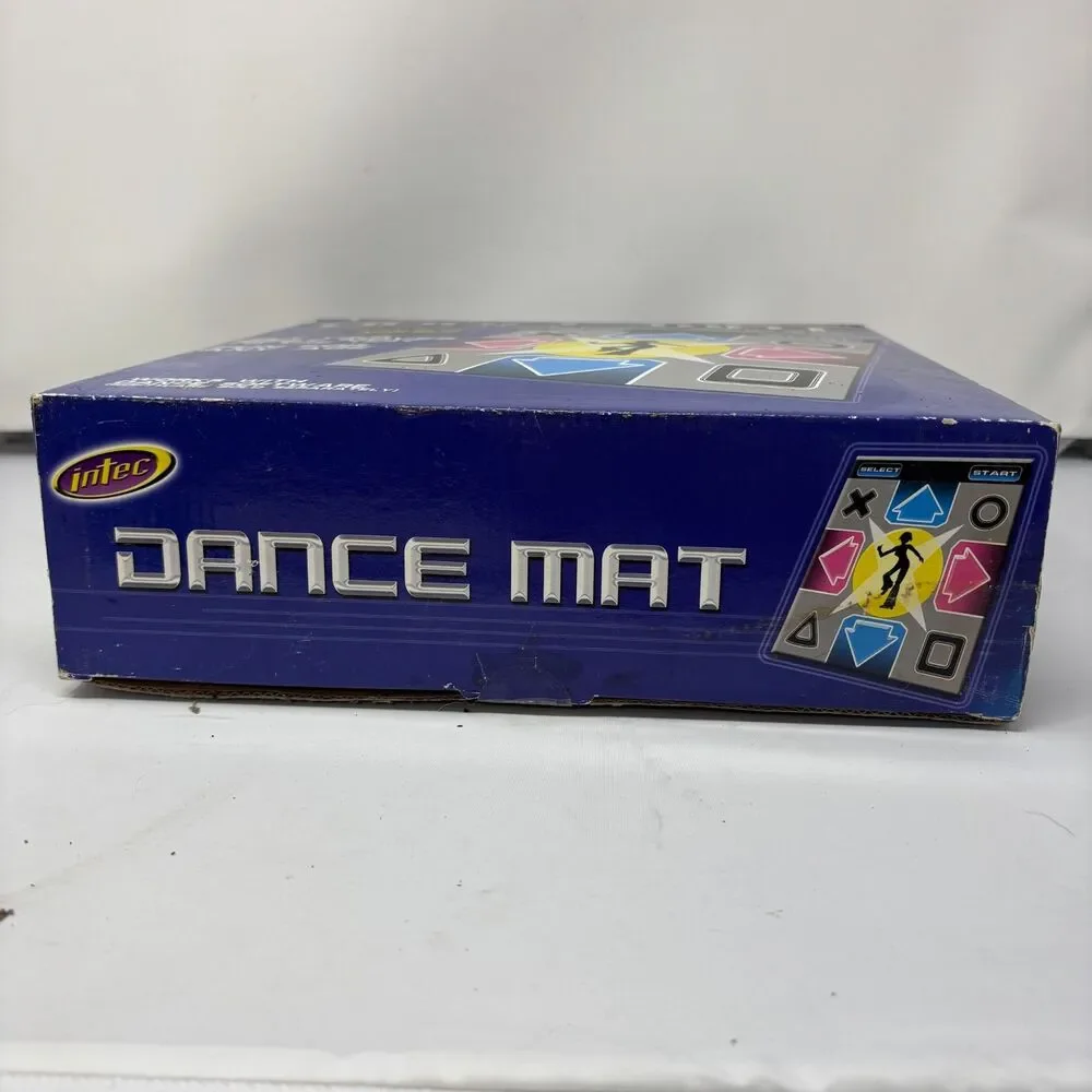 2005 Intec PlayStation 1 And PlayStation 2 DDR Dance Mat Open Box